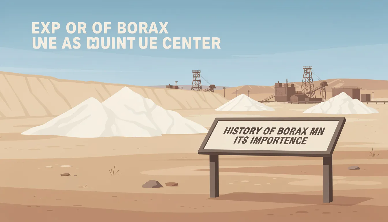 History of Borax and Its Importance