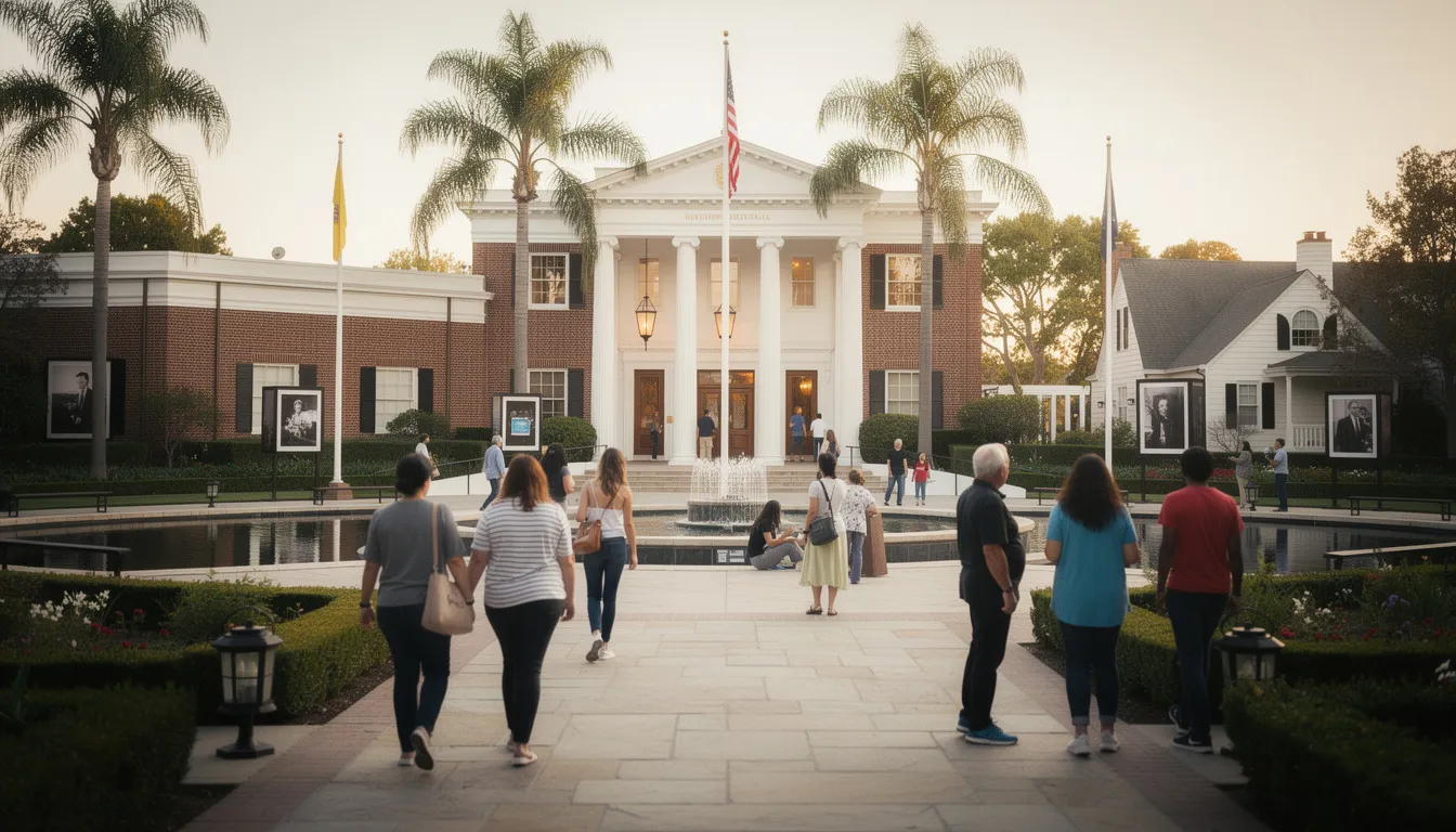 Explore the Nixon Library in Yorba Linda, CA