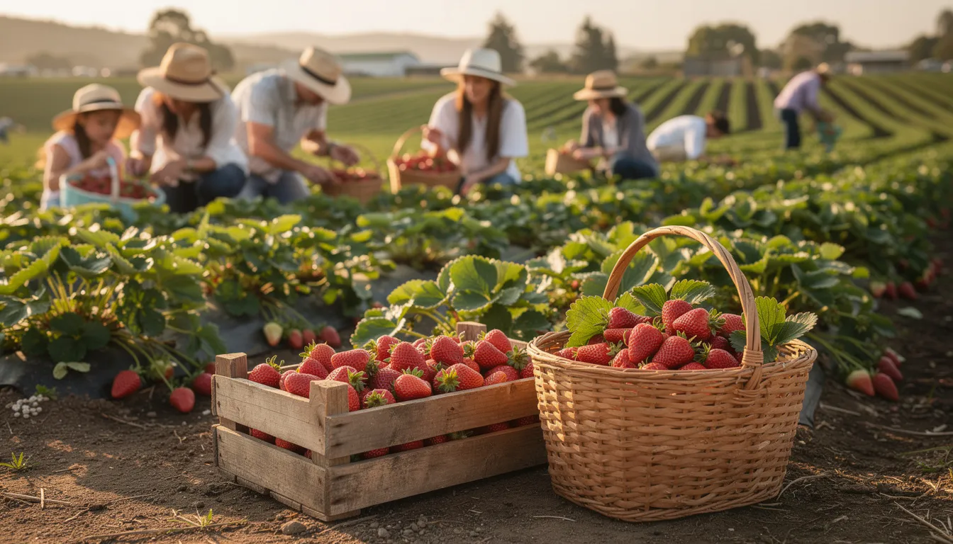 Strawberry Time at Tanaka Farms: A Sweet Experience