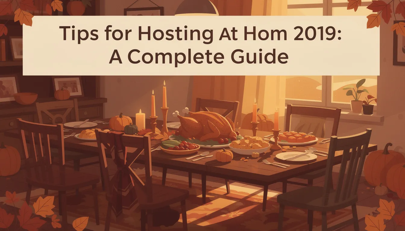 Tips for Hosting Thanksgiving